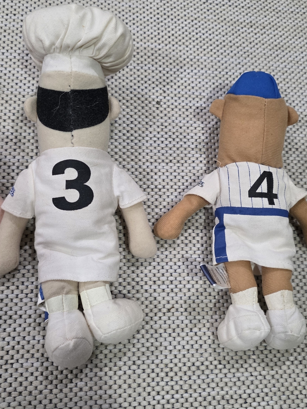 Vintage Milwaukee Brewers Racing Sausages Plush Dolls - Lot of 4 (#1, #2, #3, #4 - Picture 9 of 12